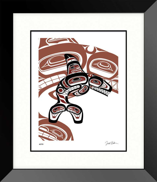 LIMITED EDITION ART PRINT -  Orca by Todd Baker