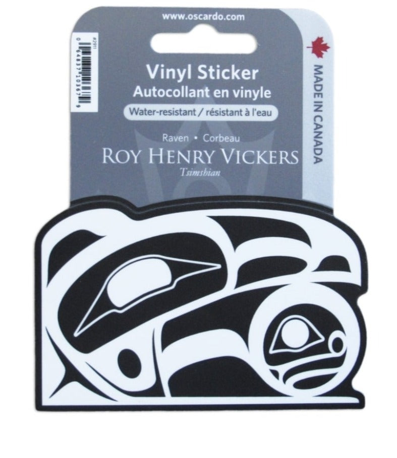'Raven' Vinyl sticker (3.5" x 4")