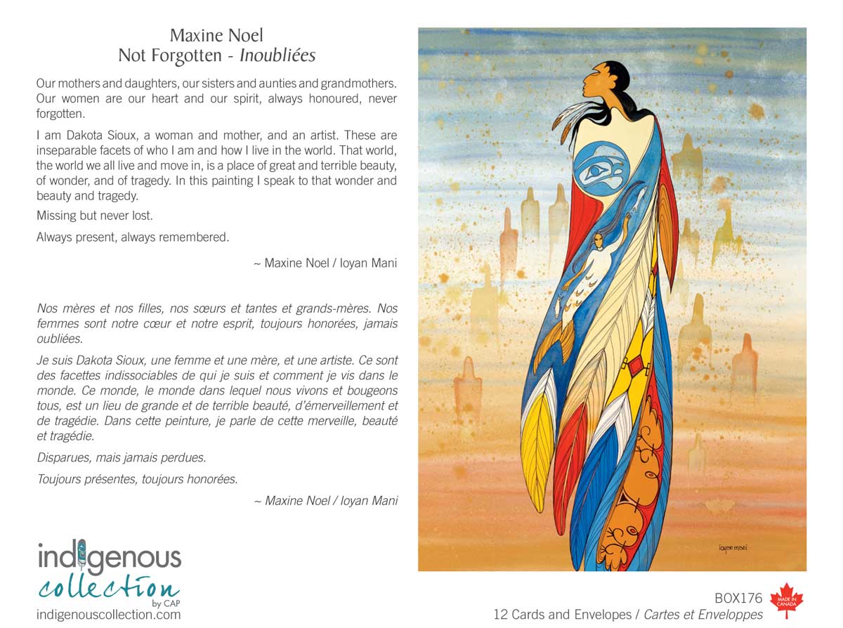 Box Set Note Cards - Not Forgotten by Indigenous Artist Maxine Noel