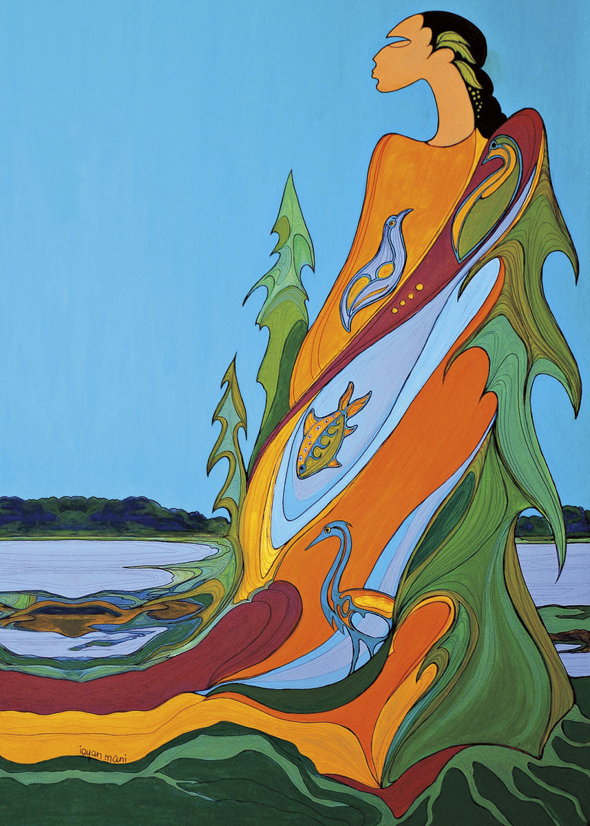 LIMITED EDITION ART PRINT - Earth Mother by Native Artist Maxine Noel