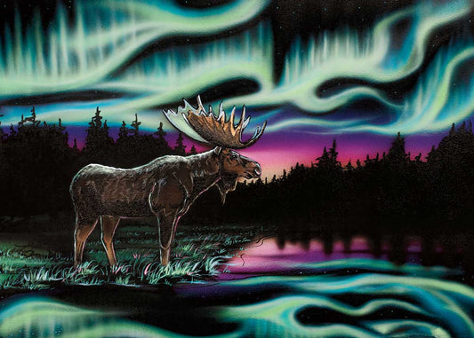 "Sky Dance - King of the North" Art Card by Amy Keller-Rempp